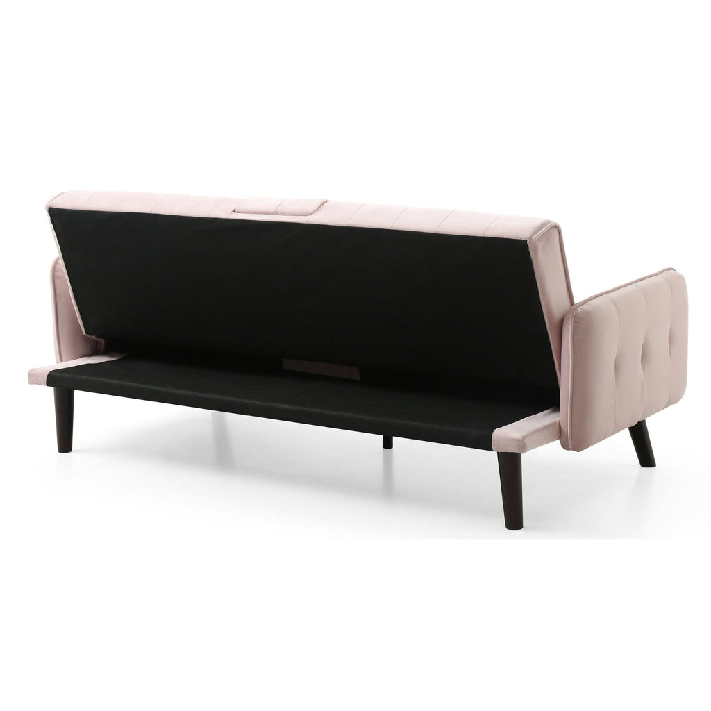 Navy Blue Velvet Sofa Bed X437320