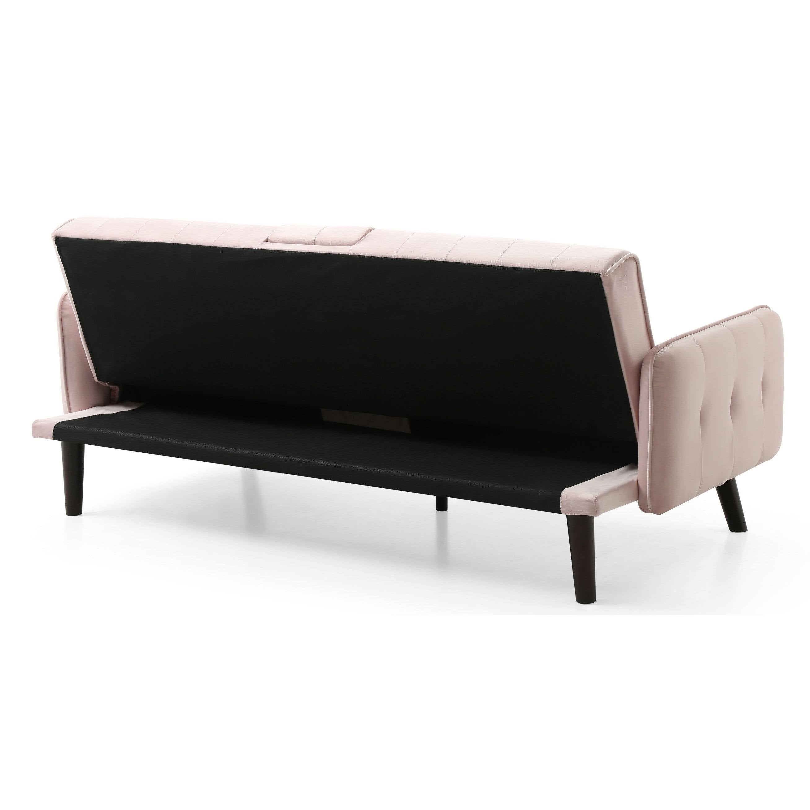 Navy Blue Velvet Sofa Bed X437320