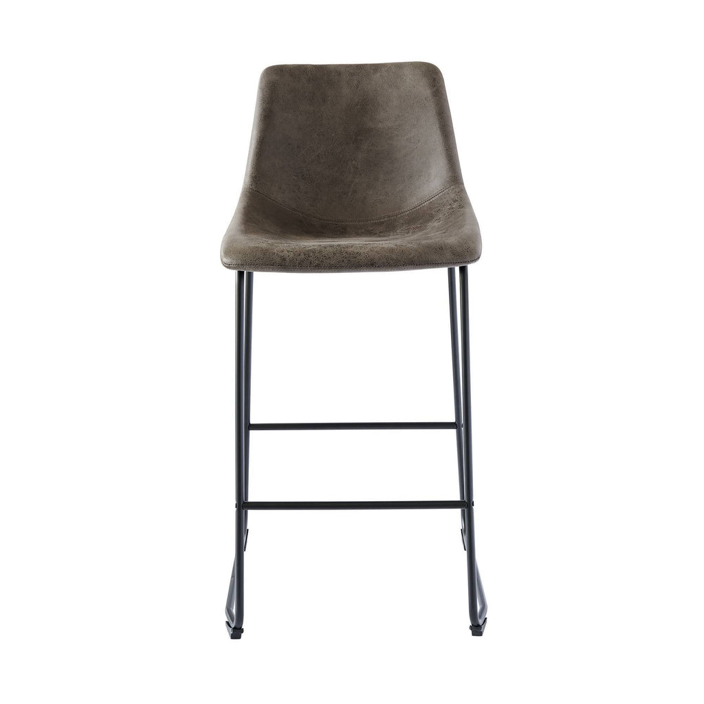 Metal Bar Stool Set, Gray M48846
