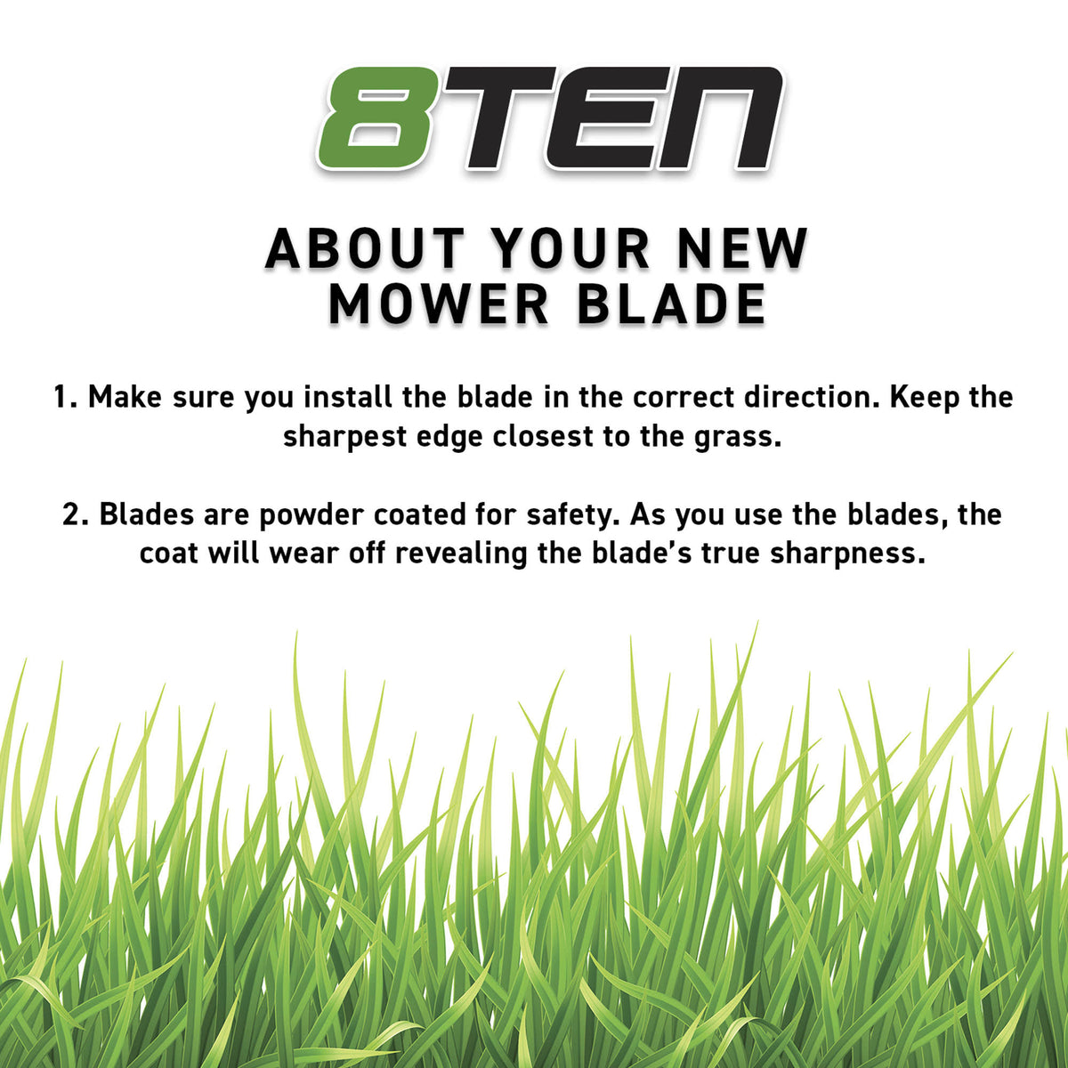 6 Pack Toothed Mulching Blade P3910