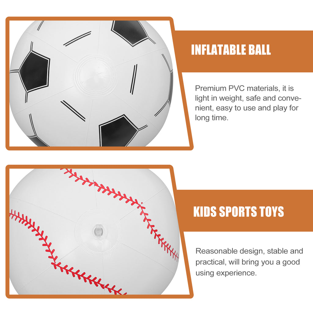 4 Pcs Inflatable Beach Ball Children’s Toys E276