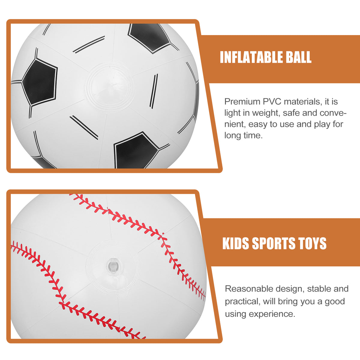 4 Pcs Inflatable Beach Ball Children’s Toys E276
