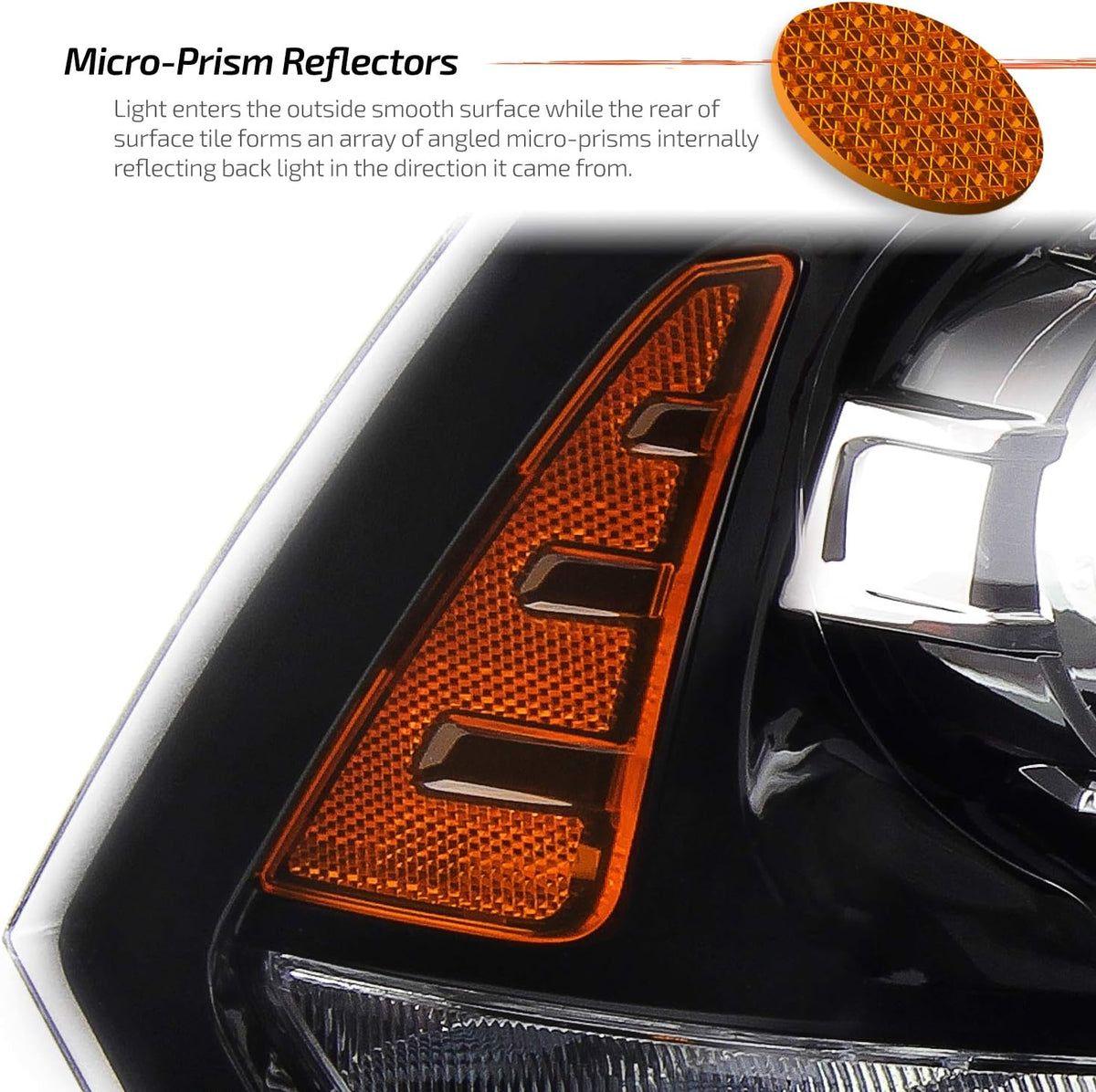 Projector Headlights with LED DRL T34118
