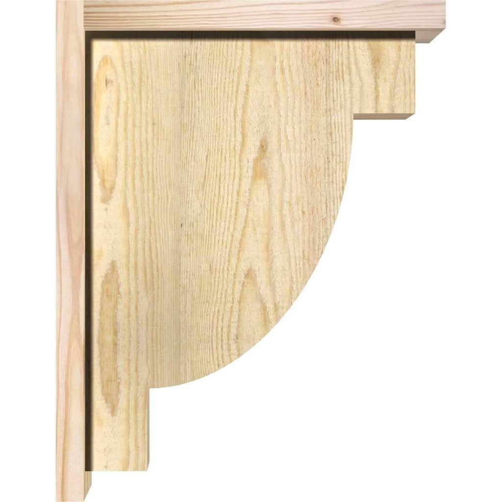 Alpine Rough Sawn Corbel with Backplate, Douglas Fir V53200