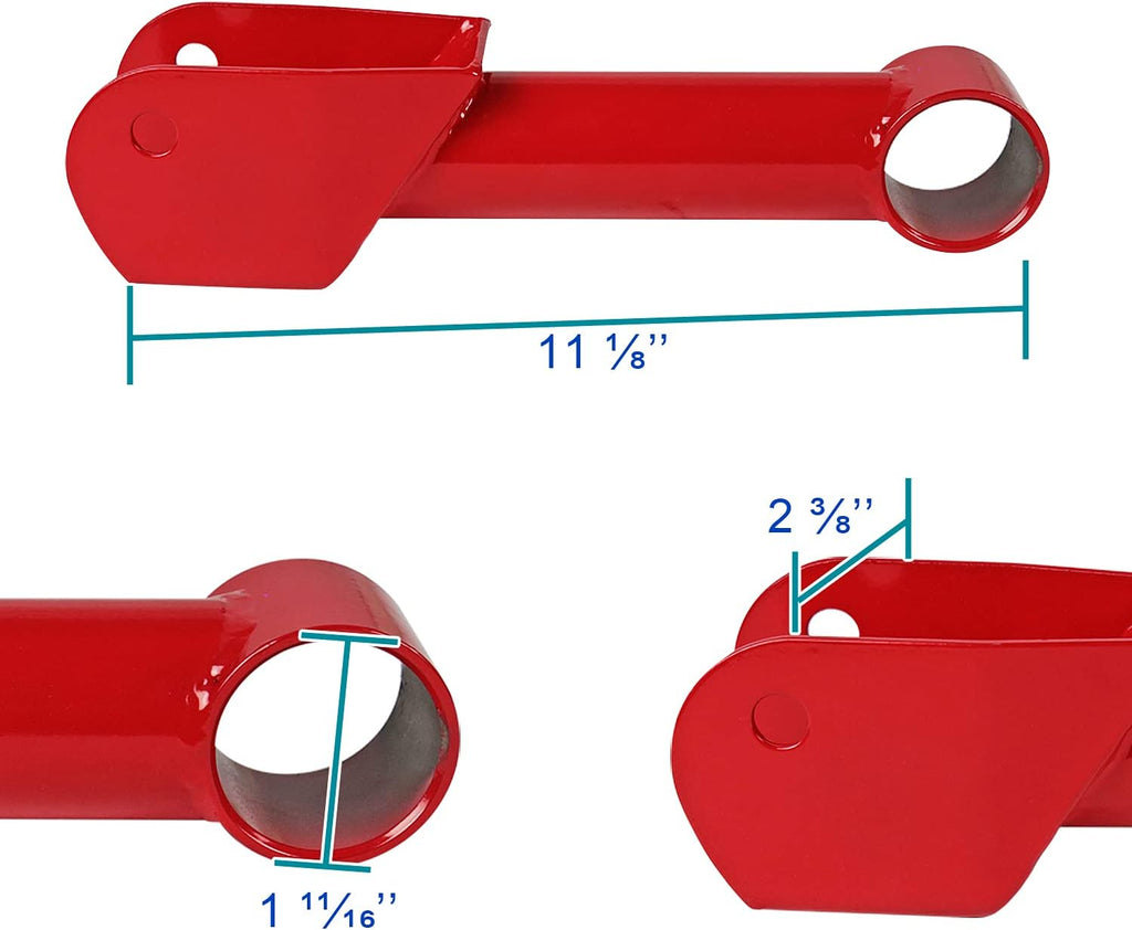 Red Carbon Steel Control Arms 4Pc S613197