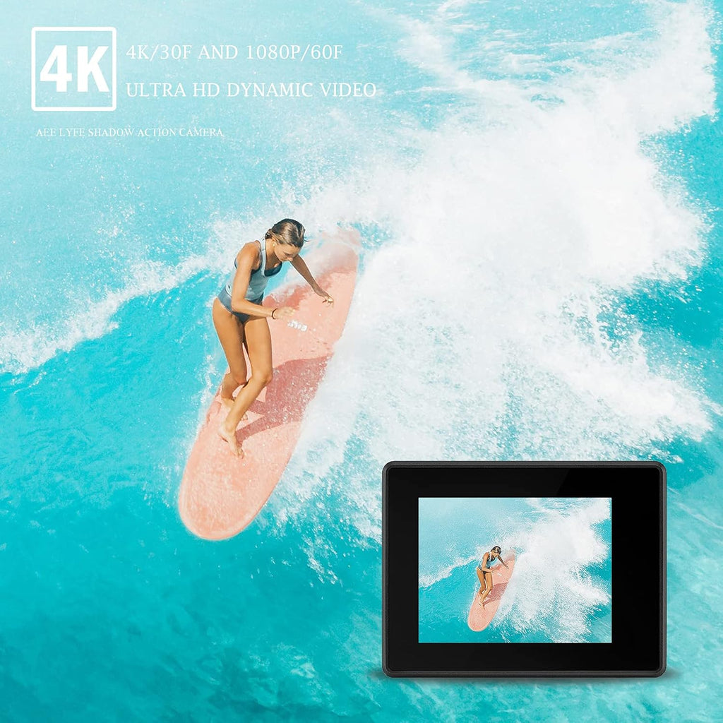 4K Ultra HD Waterproof Action Camera with Touchscreen T3830