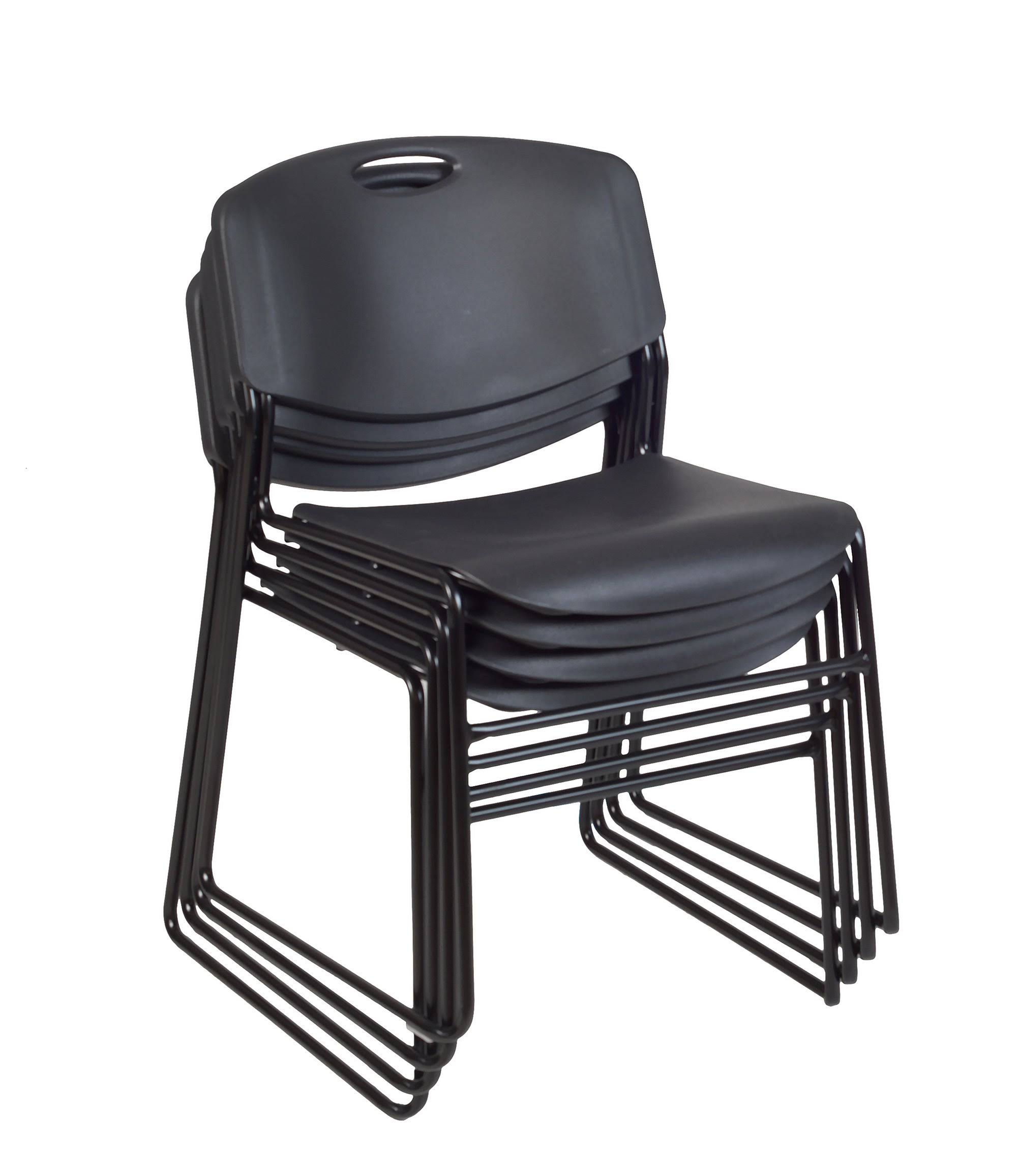 Grey Training Table with 2 Stack Chairs S483