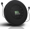 Portable CD Player with Stereo Speakers, 2000mAh Battery, Black, Pack of 2 Z662290