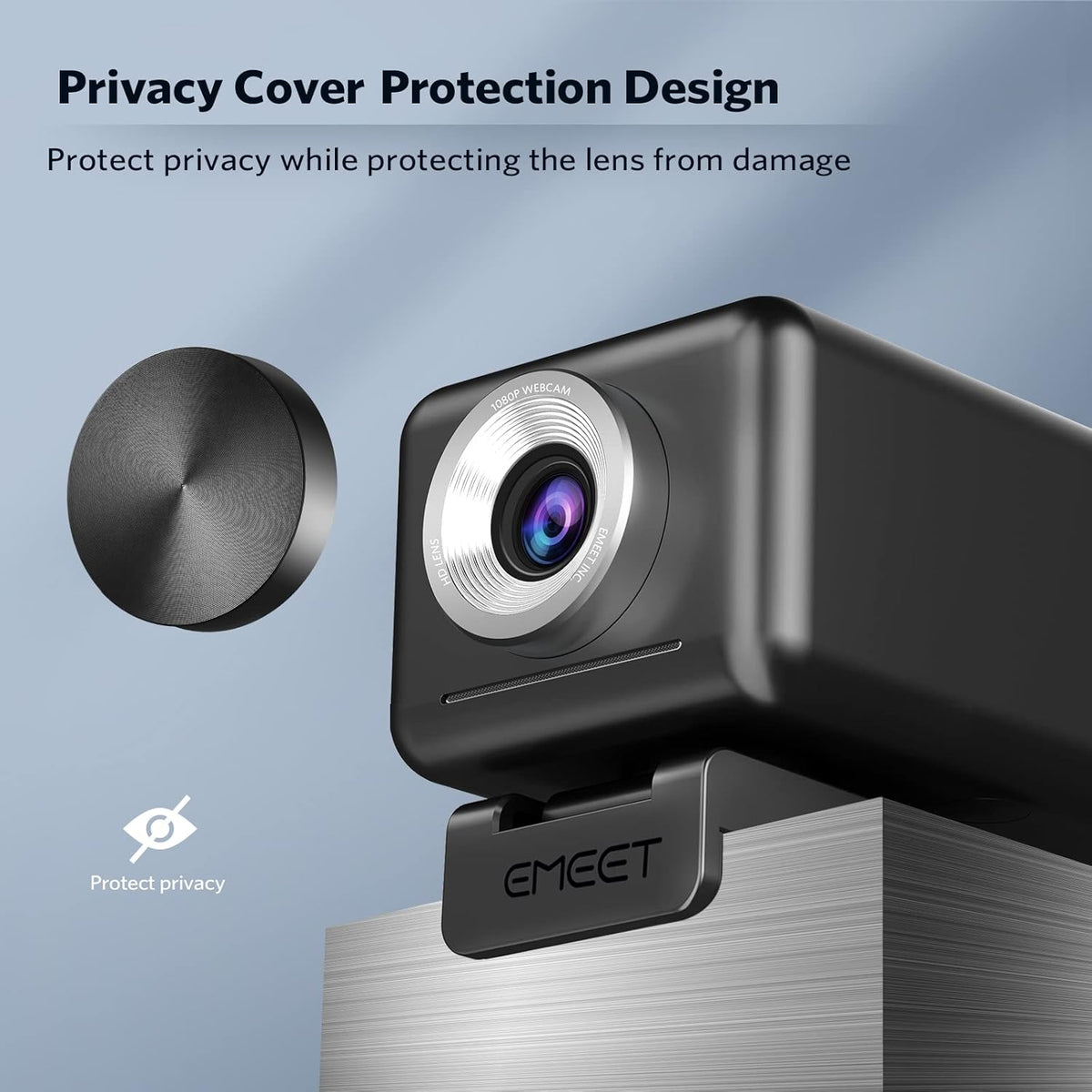 3 in 1 1080P 60FPS Webcam with Microphone and Speaker I28422