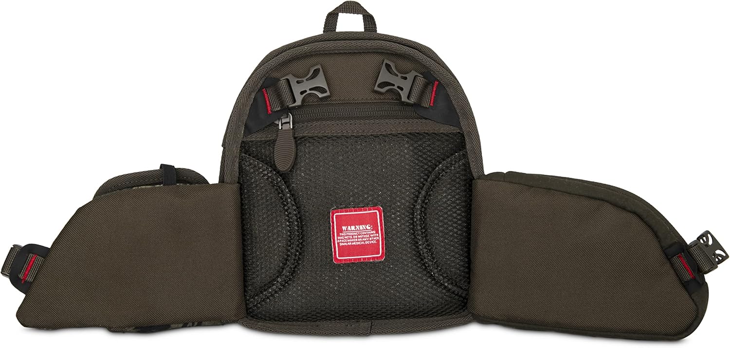 Waterproof Woodlands Camo Binocular Chest Pack with Rangefinder Pouch M6438