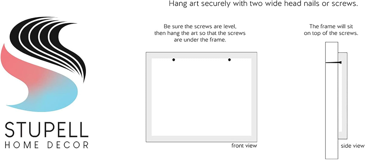 Blue Framed Wall Art, 2pc, Each 11 x 14 Z147