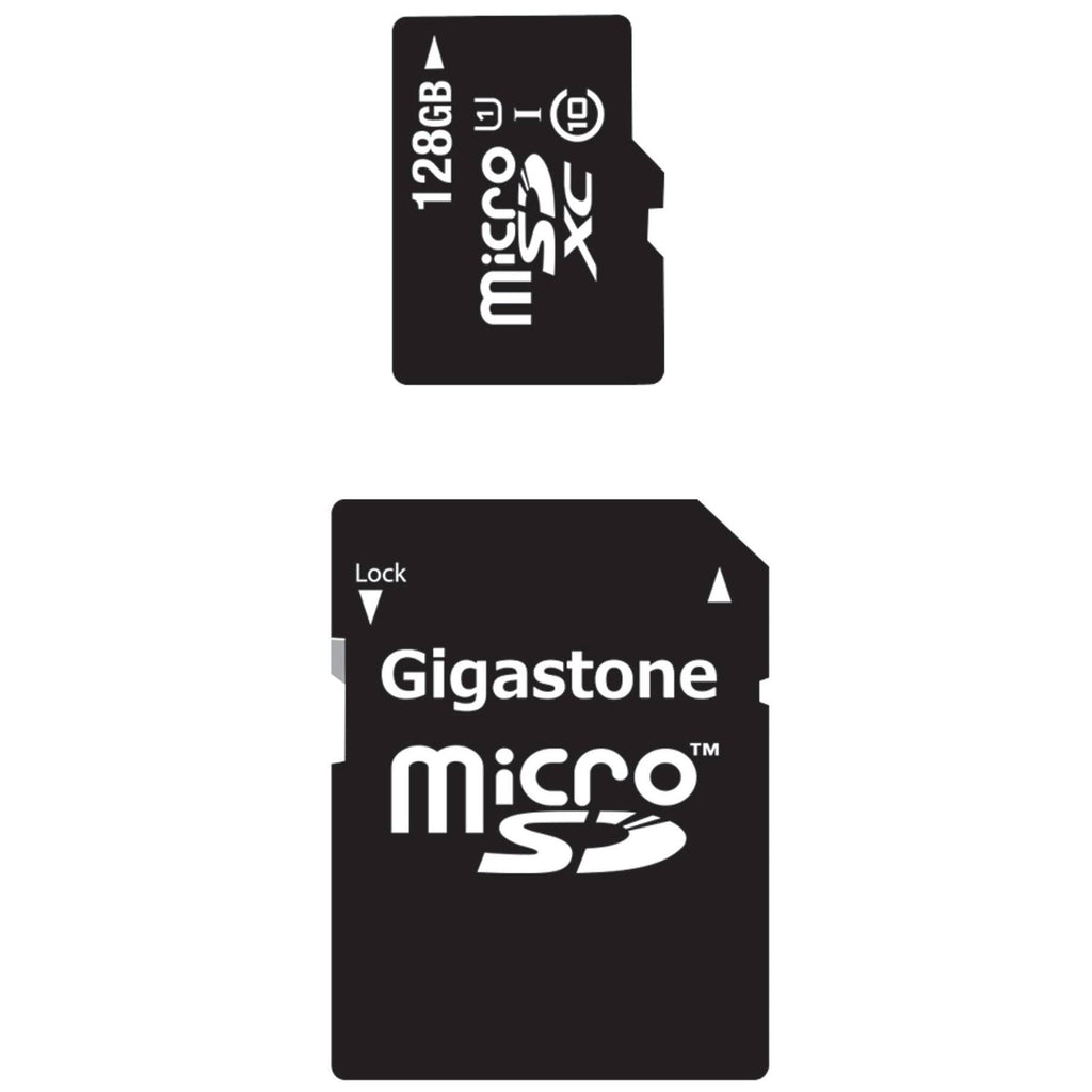 128GB microSDHC Card with SD Adapter V84021