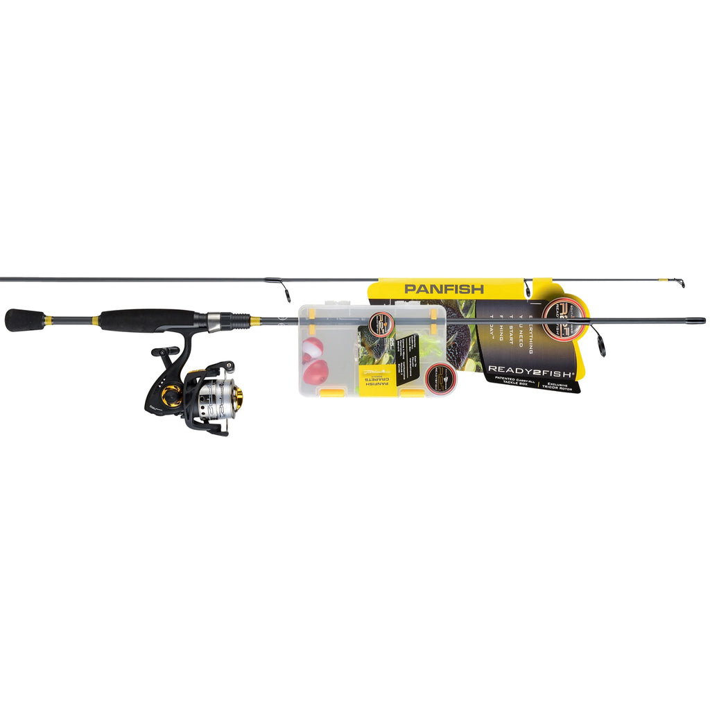 5' Panfish Spinning Fishing Rod & Reel Combo with Tackle Kit A495