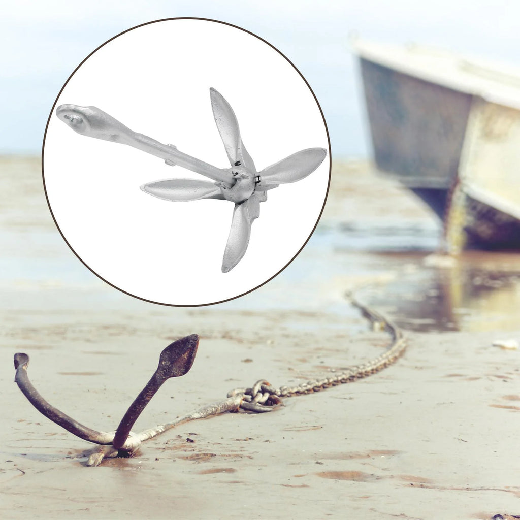 Carbon Steel Grapnel Boat Anchor 1.5KG T67858