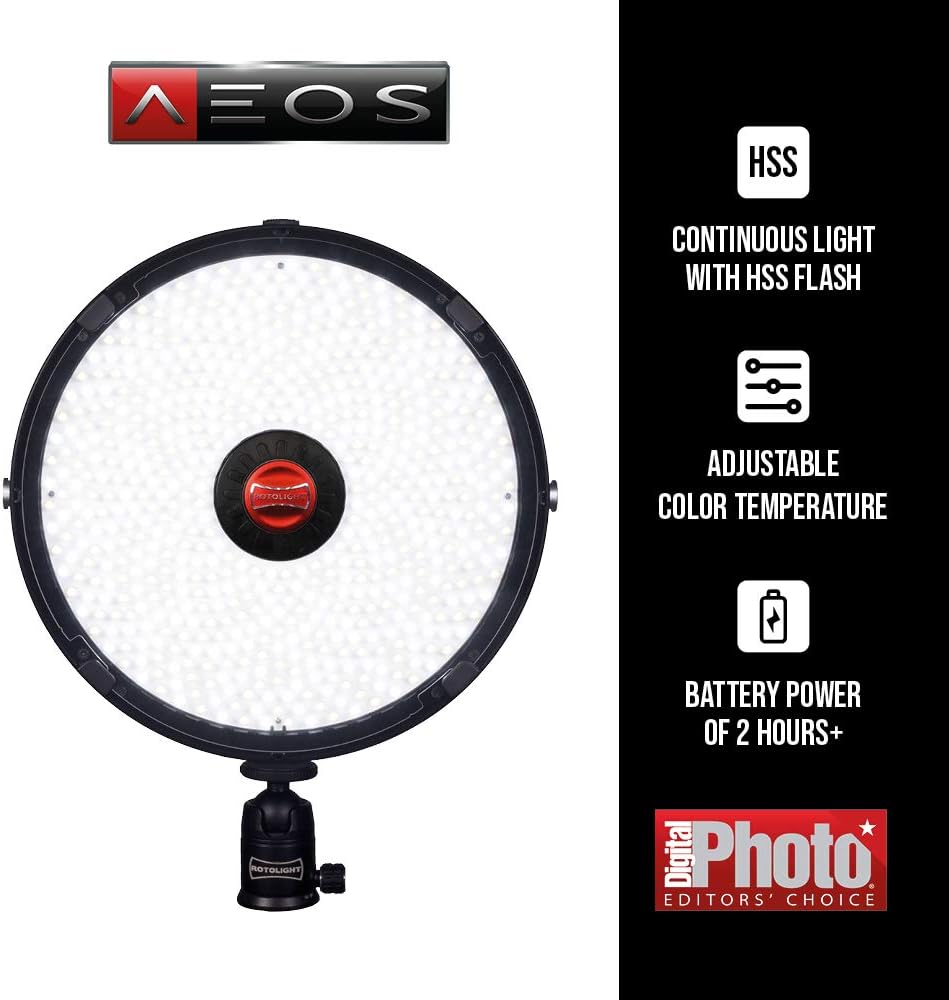 Bi-Color Continuous LED Light & High-Speed Sync Flash H915211