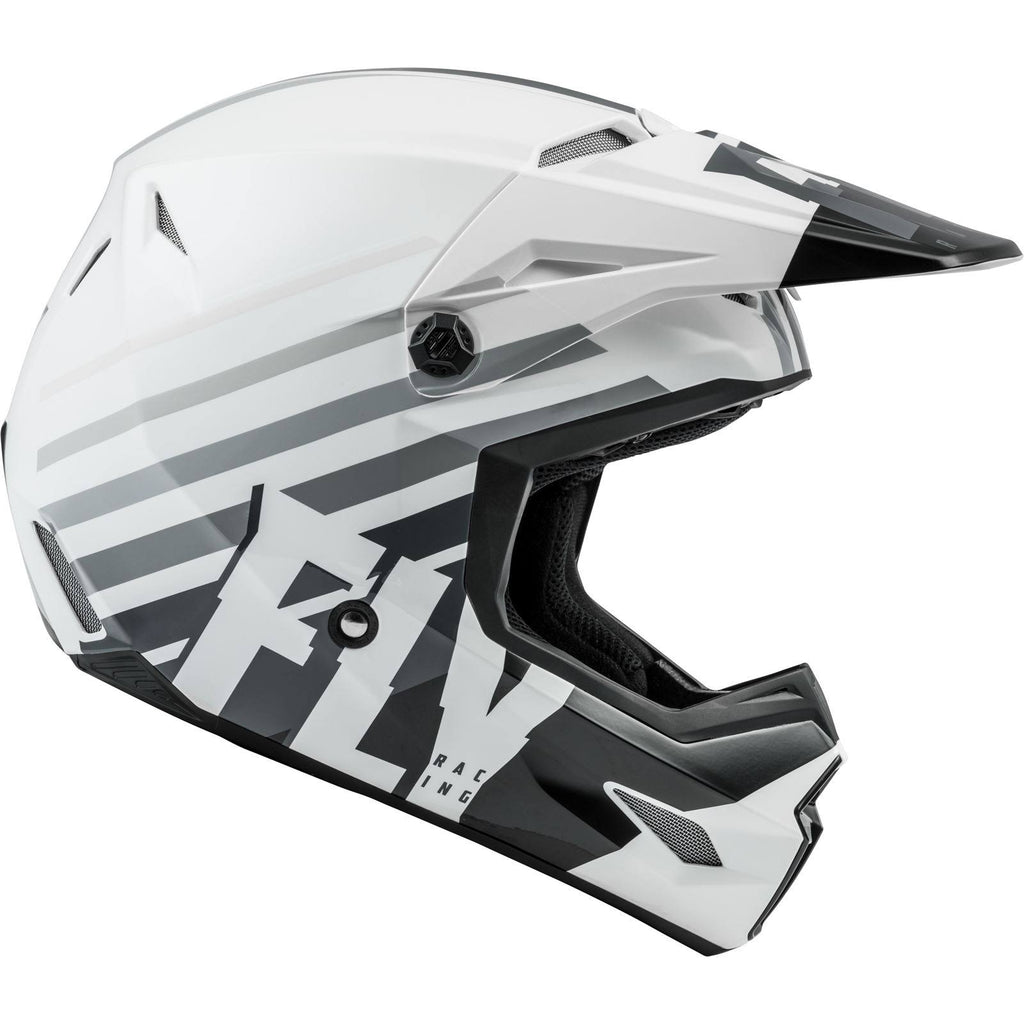 White/Black/Grey Kinetic Helmet D767176