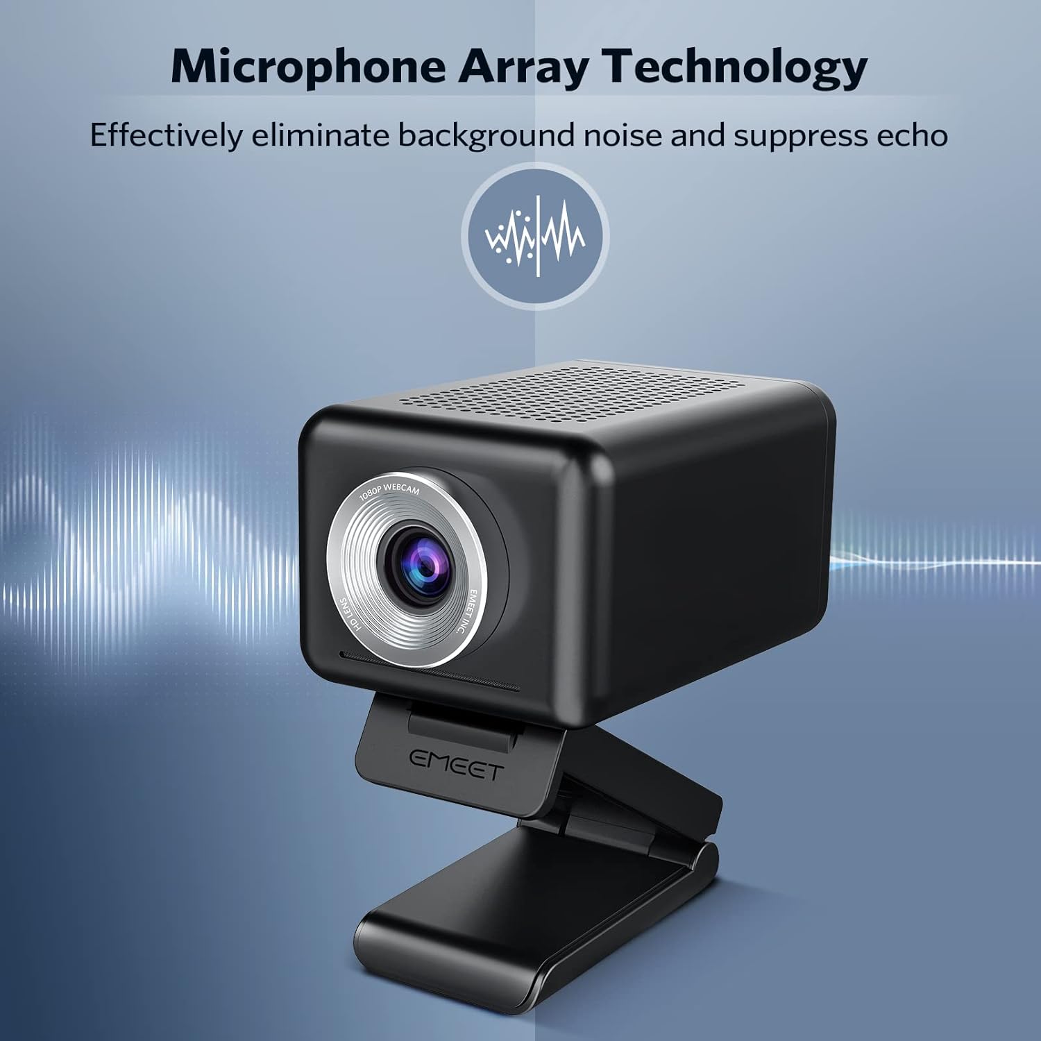 3 in 1 1080P 60FPS Webcam with Microphone and Speaker I28422