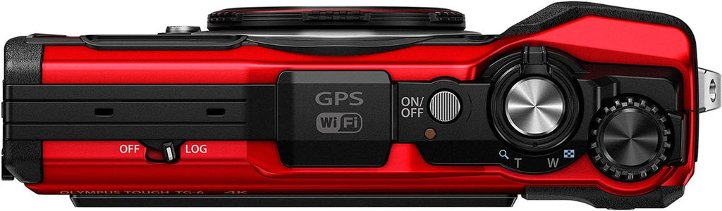 Red Waterproof Camera Action Bundle with 50 Piece Accessory Kit V834