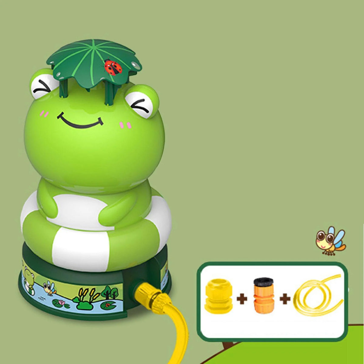 Frog Sprinkler for Kids Outdoor Water Sprinkler G481