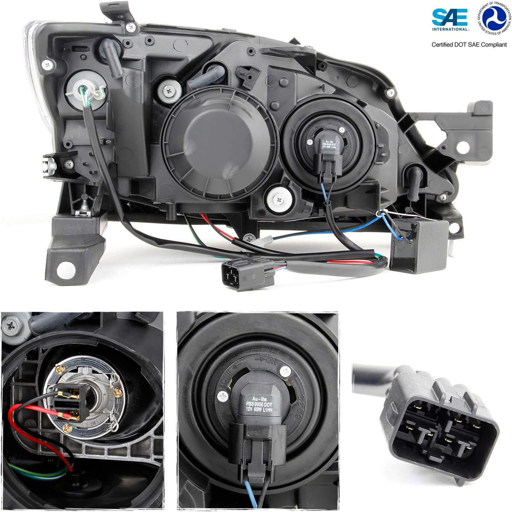 Black Projector Headlights L2463