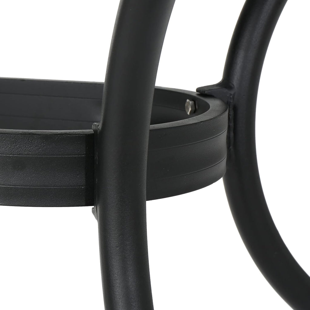 Black Sand Cast Aluminum Rectangle Table V863