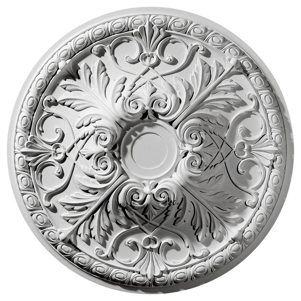Hand-Painted Hickory Ceiling Medallion F395