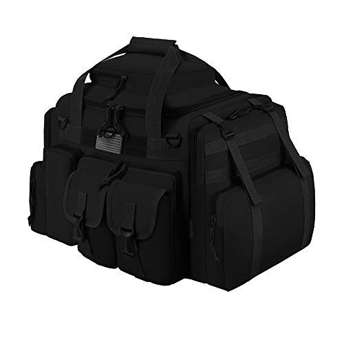 Black Tactical Multi-Pocket Duffel U1363