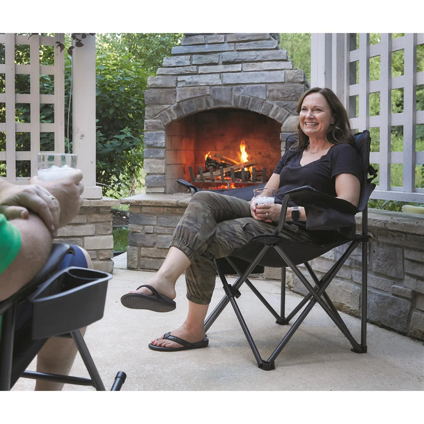 Oversized Folding Camp Chair, 500-lb. Capacity Z53559