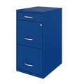 Classic Blue 3-Drawer Vertical Filing Cabinet X207