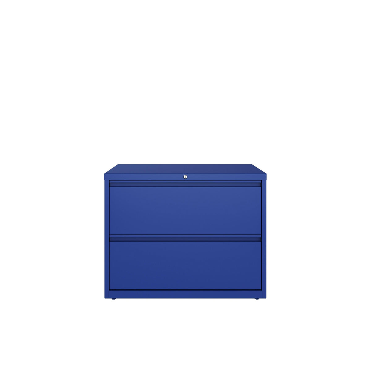 Classic Blue 2 Drawer Lateral File Cabinet A630