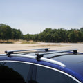 Silver Roof Racks Cross Bars Luggage Carrier Set X26223
