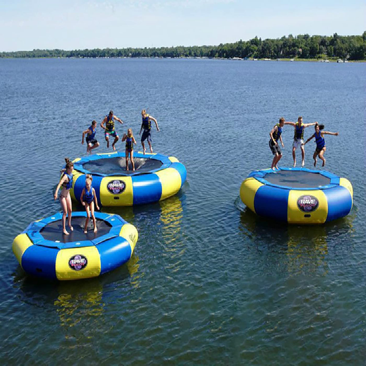 Inflatable Water Trampoline 10 feet with Inflatable Automatic Ladder M739