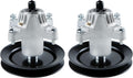 Pack of 2 Spindle Assembly with Pulley for 42 inch Deck Mower S37817