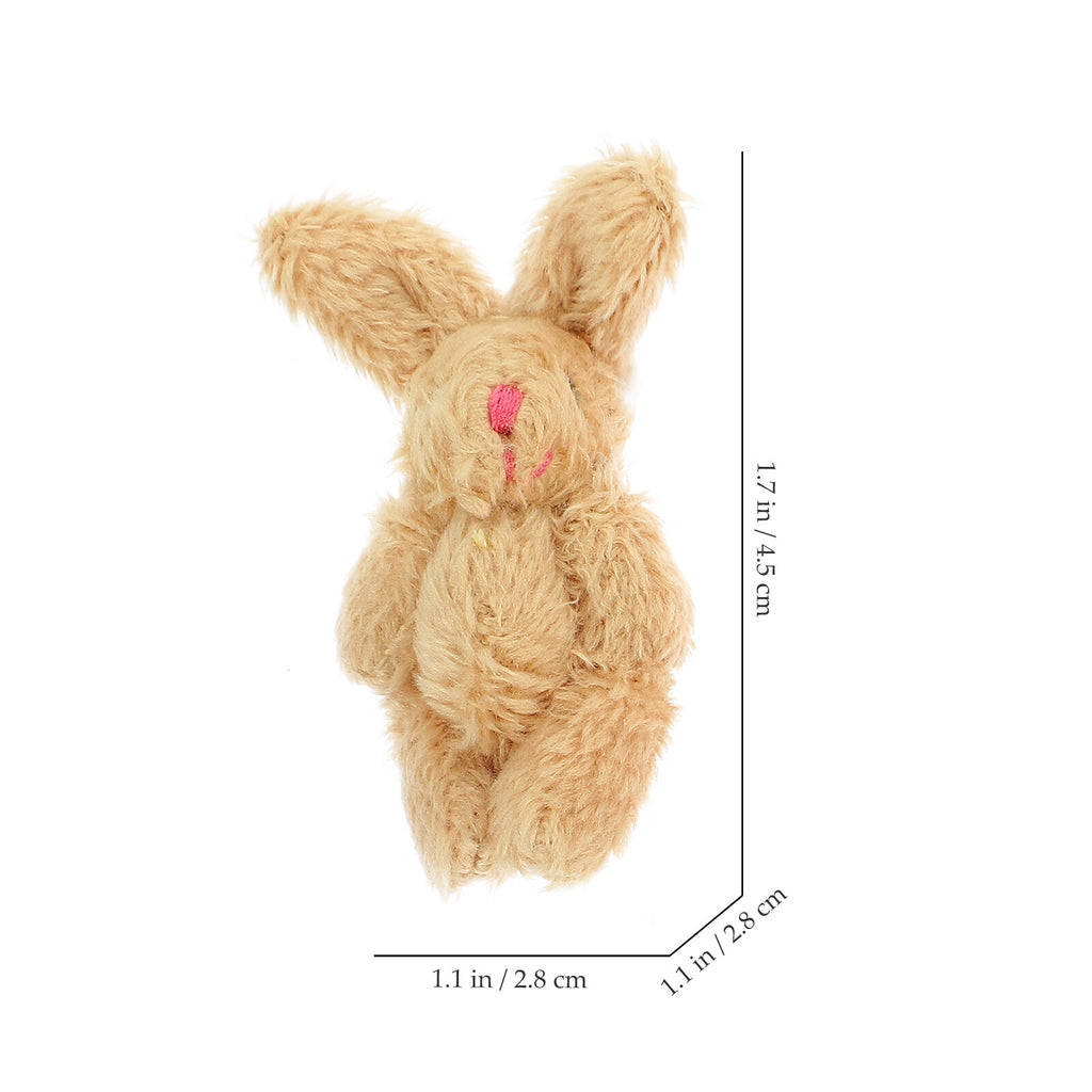 5pcs Miniature Plush Doll Figurines U980