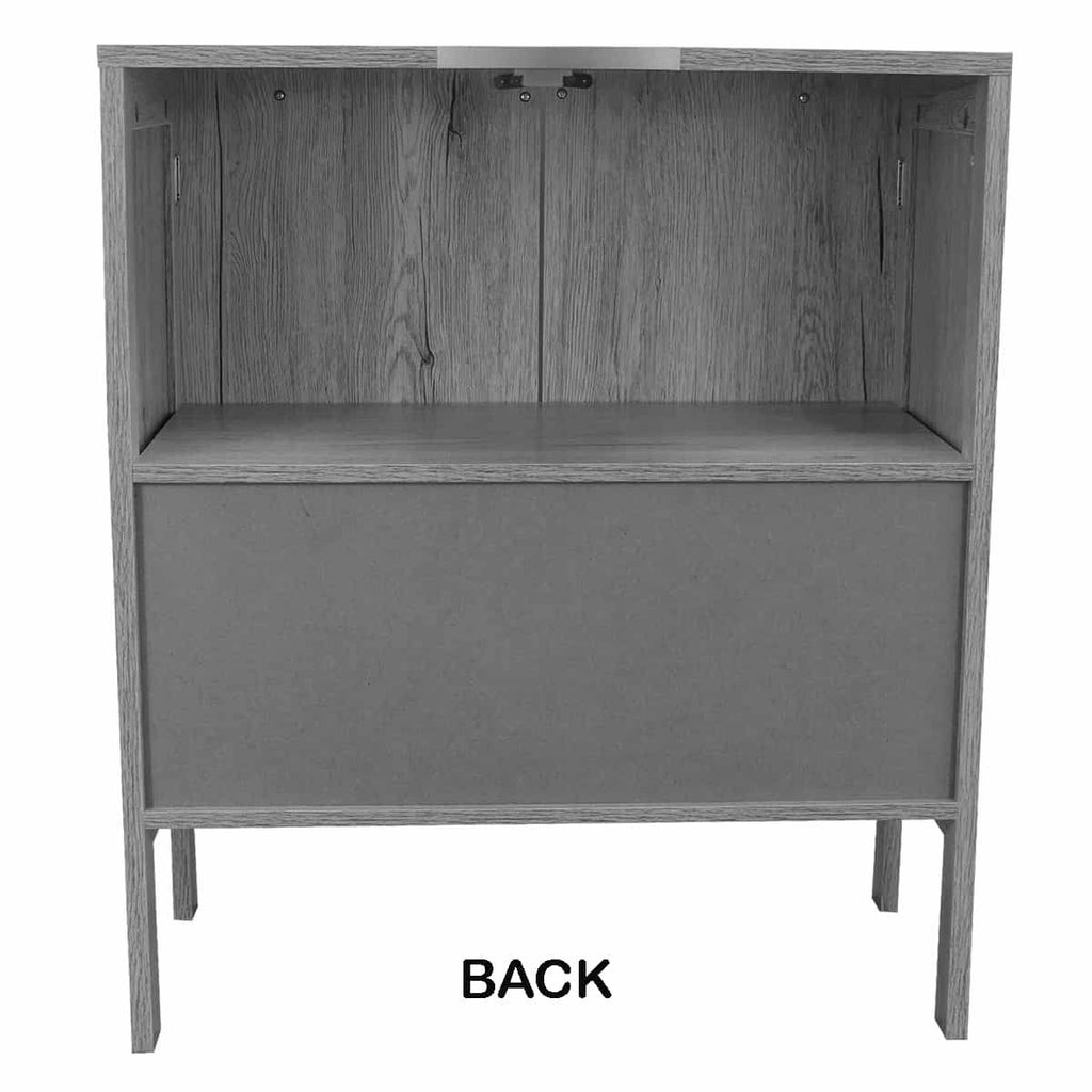 Oslo Gray Oak Under Sink Storage Cabinet O876