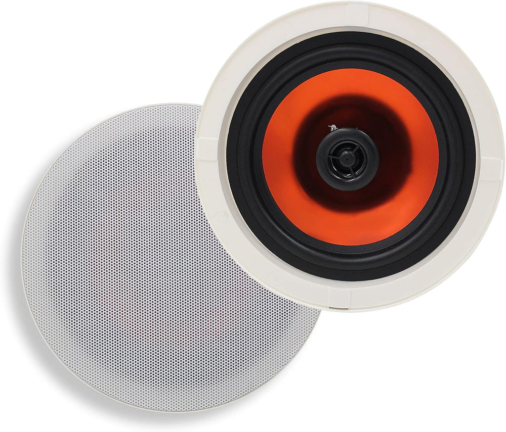 6.5” Flush Mount 2-Way Bluetooth Speakers, 300 Watts Max Power, Pack of 2 G8146