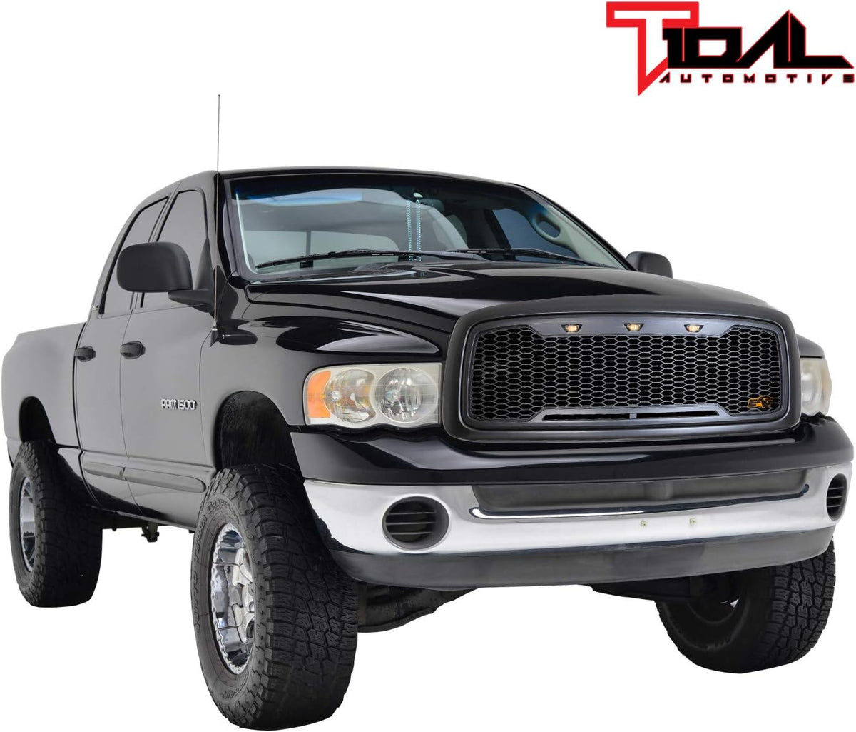 ABS Upper Grille with Amber LED Lights for Ram 1500/2500/3500 M588