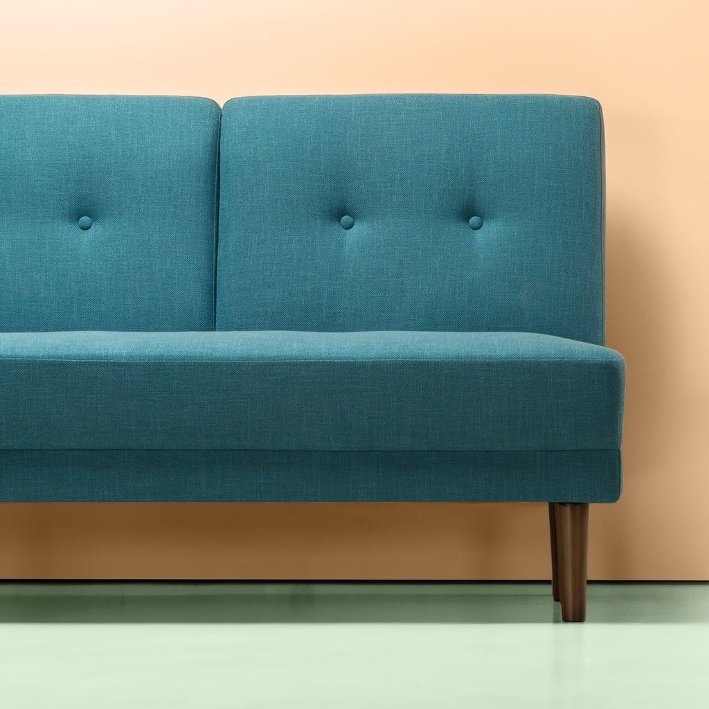 Turquoise Armless 2-Seater Loveseat P30307