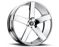 Chrome 1-Piece Cast Wheel 24x10 5x139.7 26mm Y99249