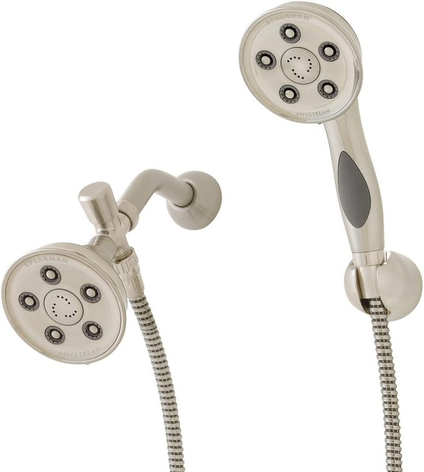 Polished Chrome Handheld Shower and Shower Head Combo Y634