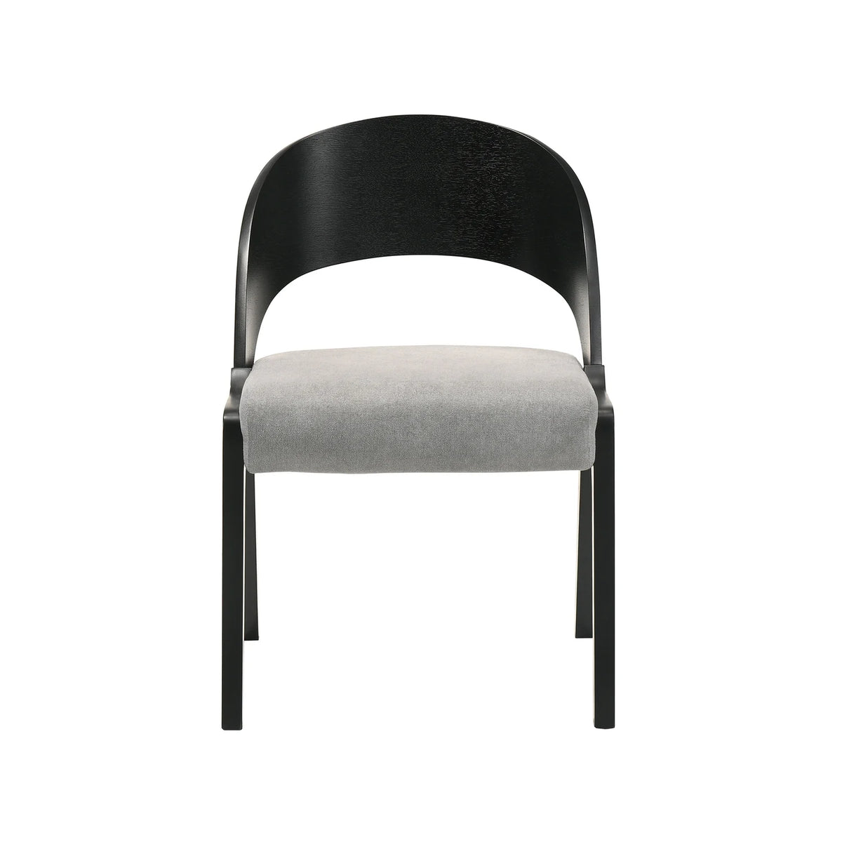 Fabric & Wood Accent Chairs, Set of 2 C6547