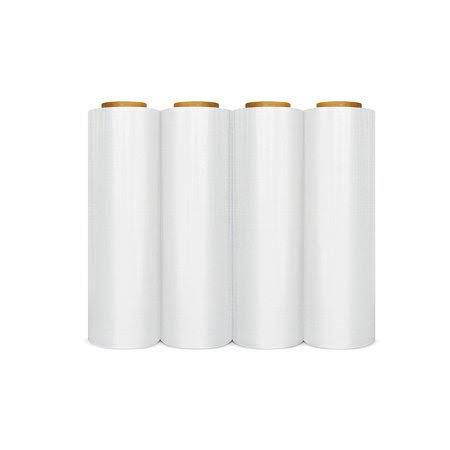 17x22 x 1476& x 66 Gauge Hand Bundling Stretch Film Wrap 8 Rolls C9264