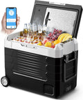 Portable Car Refrigerator 12 Volt 59 Quart Dual Zone Compressor Cooler D431622