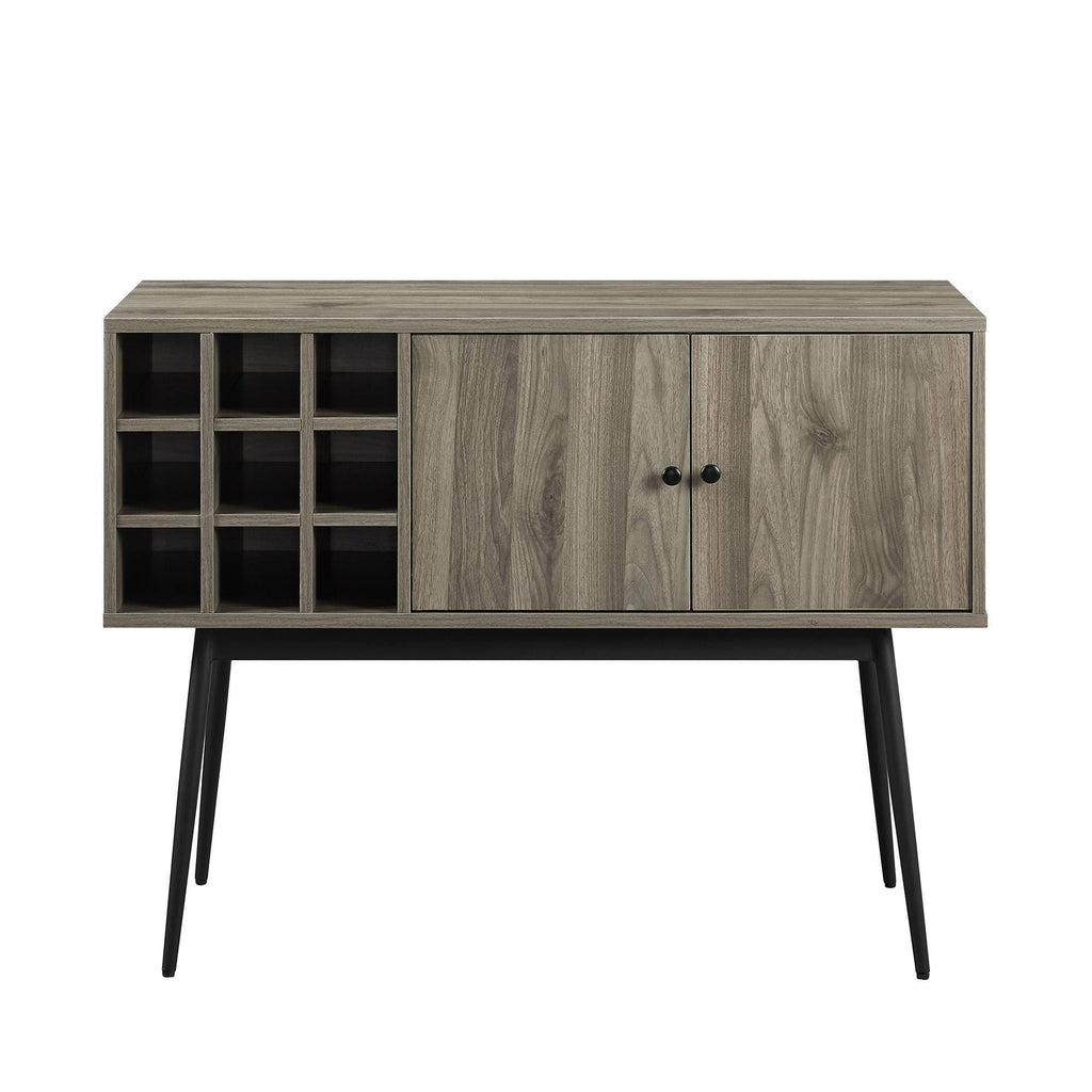 Slate Gray Bar Cabinet W976657