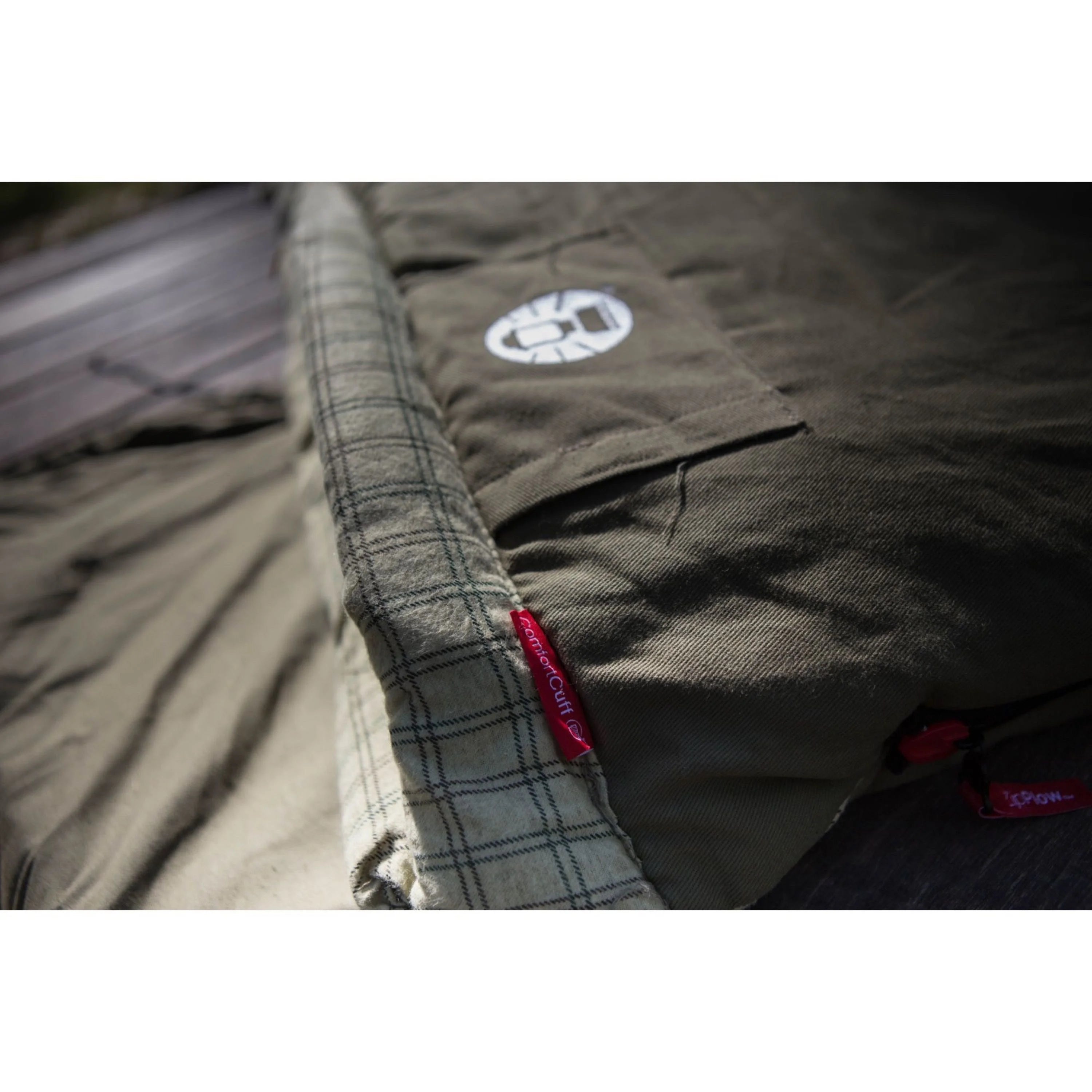 0-Degree Rectangular Sleeping Bag, Brown, 40"x84" N120505