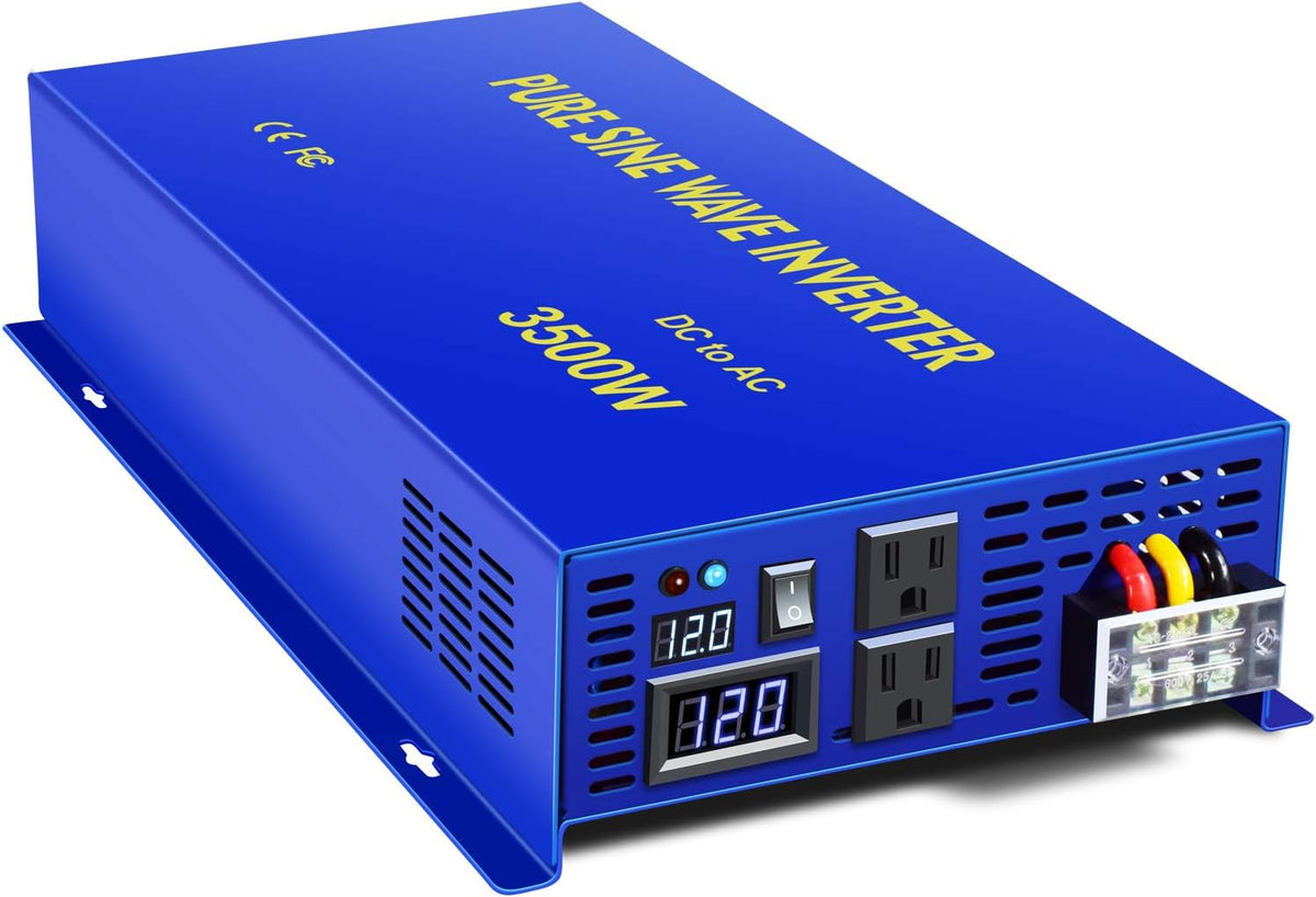 4000 Watt Pure Sine Wave Power Inverter 12V to 120V AC U50664