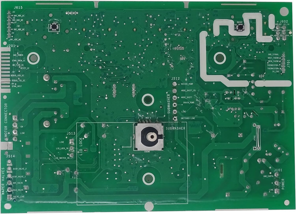 Remanufactured Laundry Washer Control Board E514