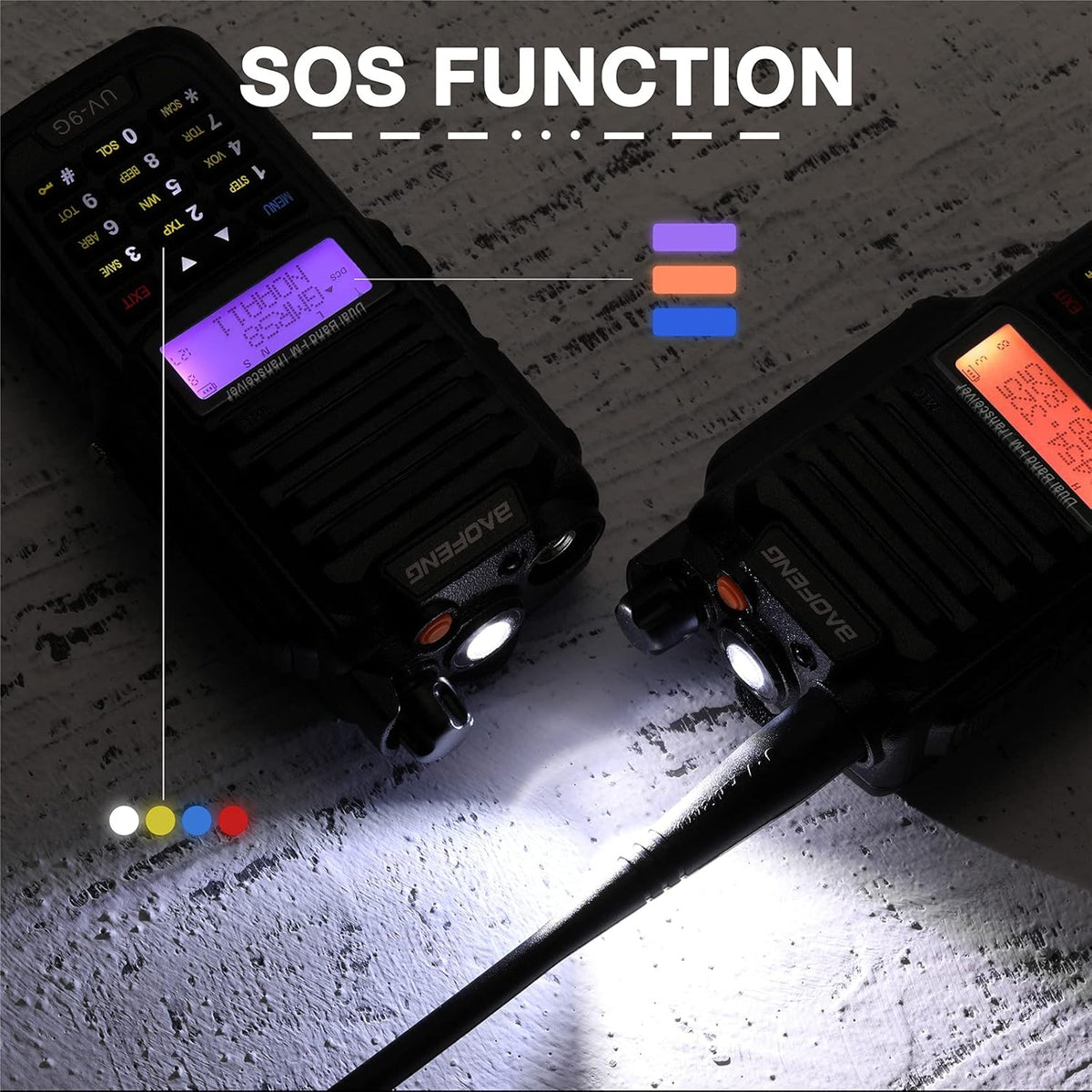 GMRS Radio Waterproof IP67 Dual Band Handheld X97172