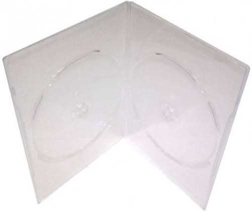 2000 Clear Double DVD Cases 7mm W82836