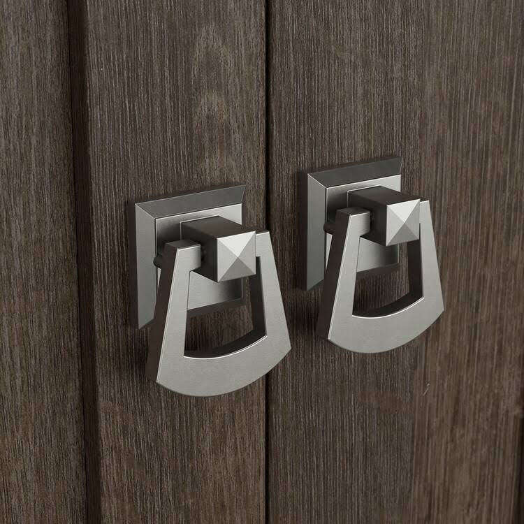 Gray Bathroom Storage Cabinet with Doors C9489